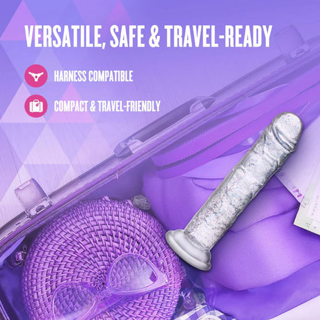 Naturally Yours Dildo - Glamor - Sparkling Clear