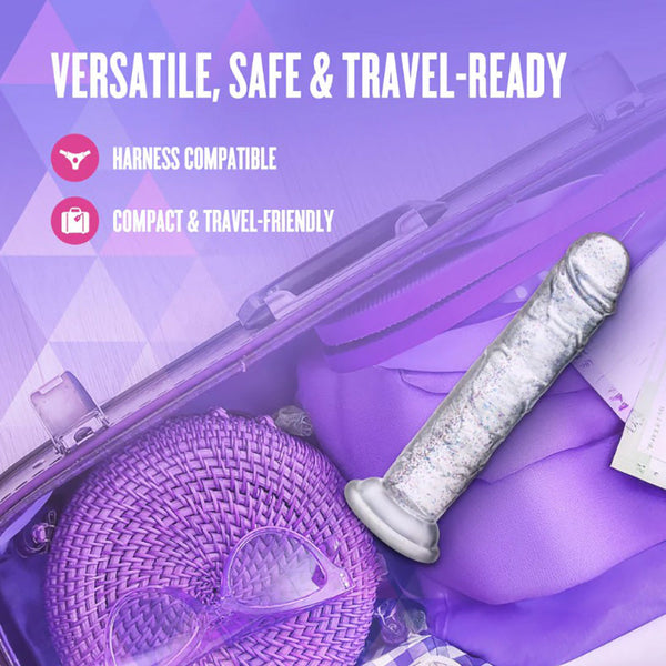 Naturally Yours Dildo - Glamor - Sparkling Clear