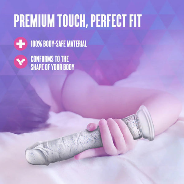 Naturally Yours Dildo - Glamor - Sparkling Clear