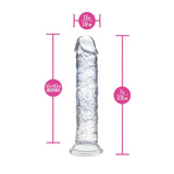 Naturally Yours Dildo - Glamor - Sparkling Clear