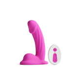 NS Novelties Colours Curve 5" Vibrating Dildo with Remote – Pink