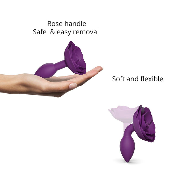 OPEN ROSES S Anal Plug - Purple Rain