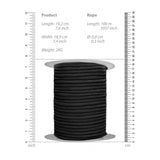 Ouch! Bondage Rope 328ft / 100m - Black