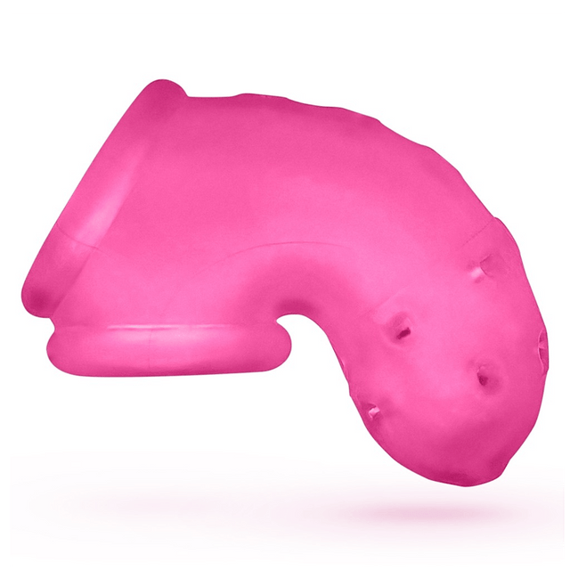 OXBALLS AIRLOCK Air-Lite Vented Chastity Cage — Pink Ice
