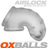 OXBALLS AIRLOCK Clear Ice Sling Chastity Cage