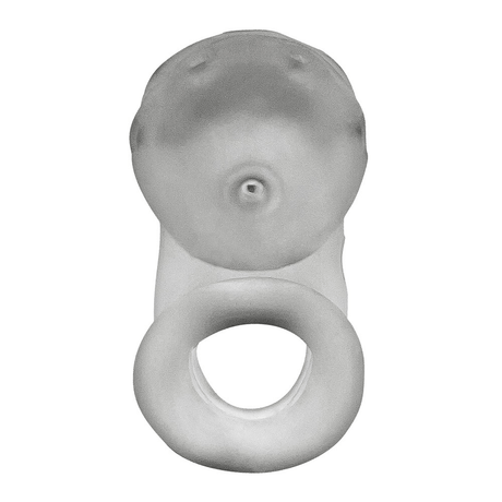 OXBALLS AIRLOCK Clear Ice Sling Chastity Cage