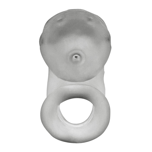 OXBALLS AIRLOCK Clear Ice Sling Chastity Cage