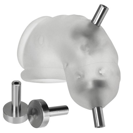 OXBALLS AIRLOCK Electro Vented Chastity Cage