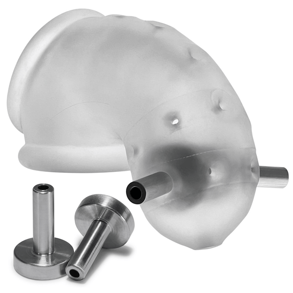 OXBALLS AIRLOCK Electro Vented Chastity Cage