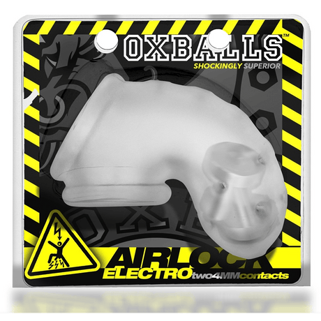 OXBALLS AIRLOCK Electro Vented Chastity Cage