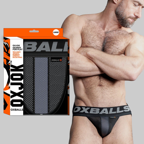 OXBALLS AIRMESH Swagger Jockstrap Large