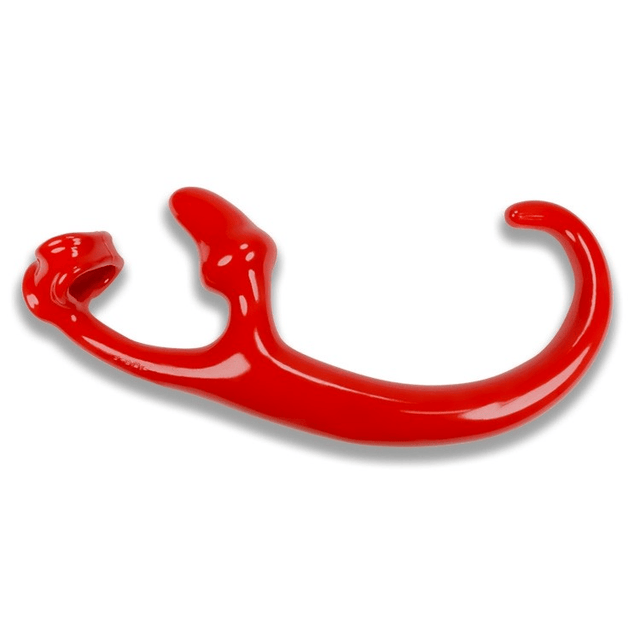 OXBALLS ALIEN TAIL Red Butt Plug & Cock Sling