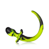 OXBALLS BEAGLE Acid Swirl Medium Puppy Tail Butt Plug