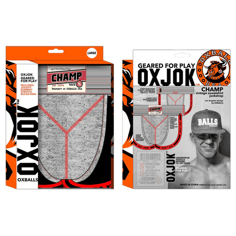 OXBALLS CHAMP Vintage Sweatshirt Jockstrap Medium