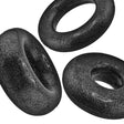 OXBALLS COCKPACK Black Mica 3-Pack Cock Rings