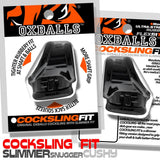 OXBALLS COCKSLING FIT Black Slim-Fit Cock & Ball Sling
