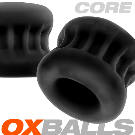 OXBALLS CORE Black Ice Ribbed Ball Stretcher
