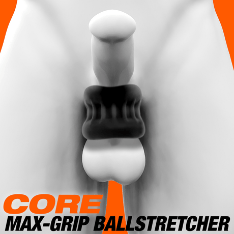OXBALLS CORE Black Ice Ribbed Ball Stretcher