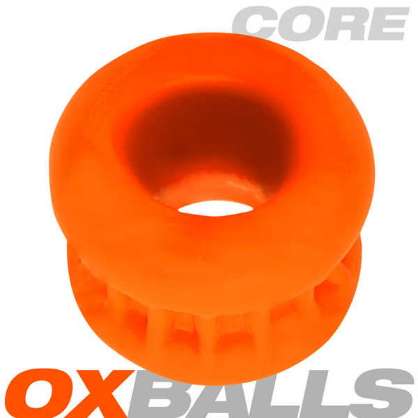 OXBALLS CORE Orange Ice Ribbed Ball Stretcher