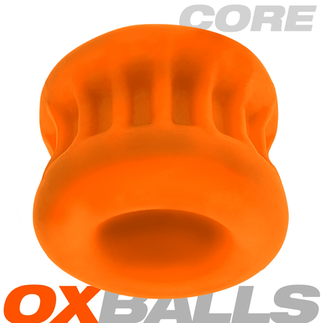 OXBALLS CORE Orange Ice Ribbed Ball Stretcher