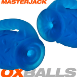 OXBALLS MASTERJACK Blue Ice Two-Way Male Stroker