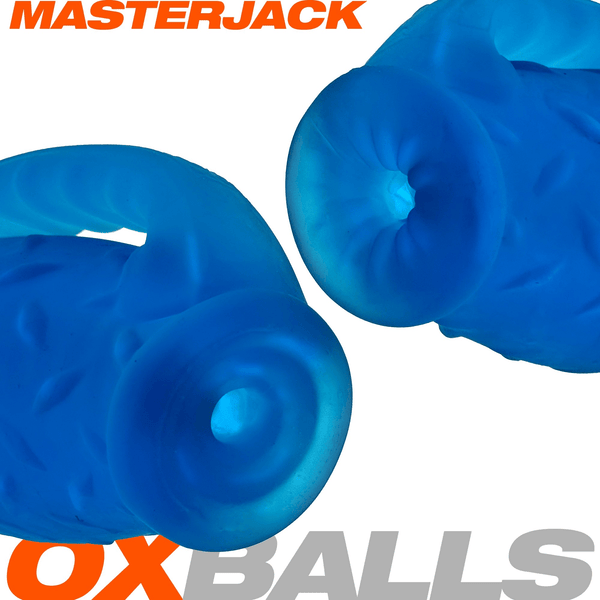 OXBALLS MASTERJACK Blue Ice Two-Way Male Stroker