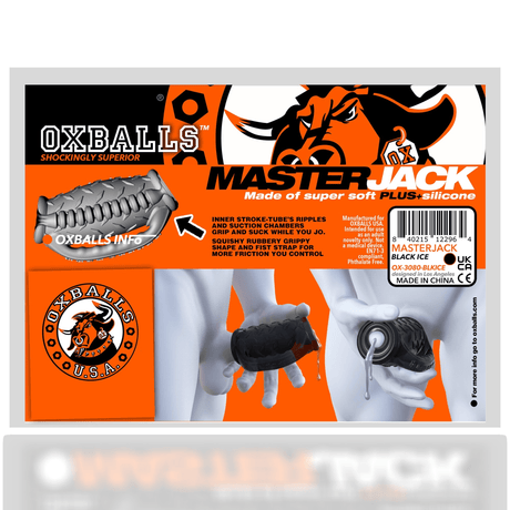 OXBALLS MASTERJACK Blue Ice Two-Way Male Stroker