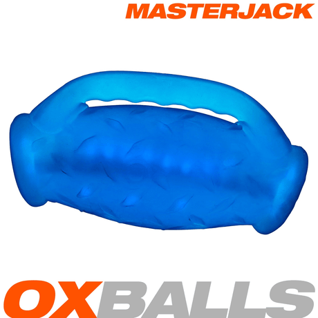 OXBALLS MASTERJACK Blue Ice Two-Way Male Stroker