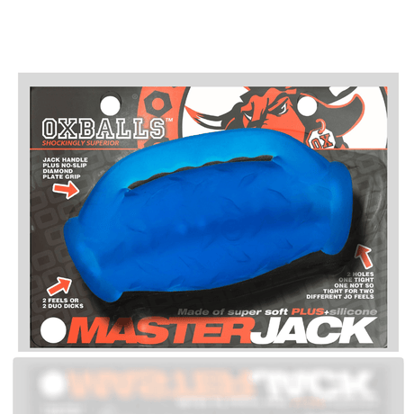 OXBALLS MASTERJACK Blue Ice Two-Way Male Stroker