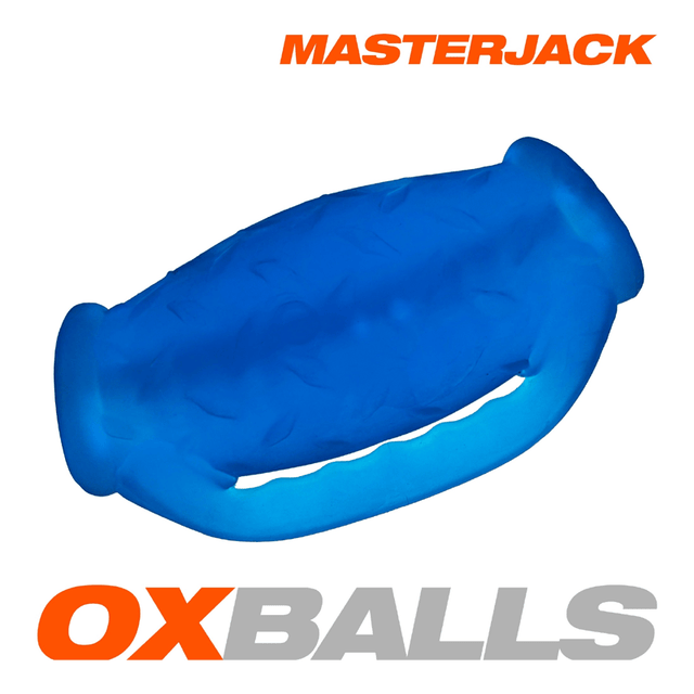 OXBALLS MASTERJACK Blue Ice Two-Way Male Stroker