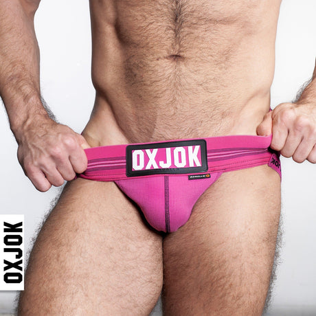 OXBALLS SLINGJOCK Pink Sky X-Large Upthrust Slider-Strap Jock