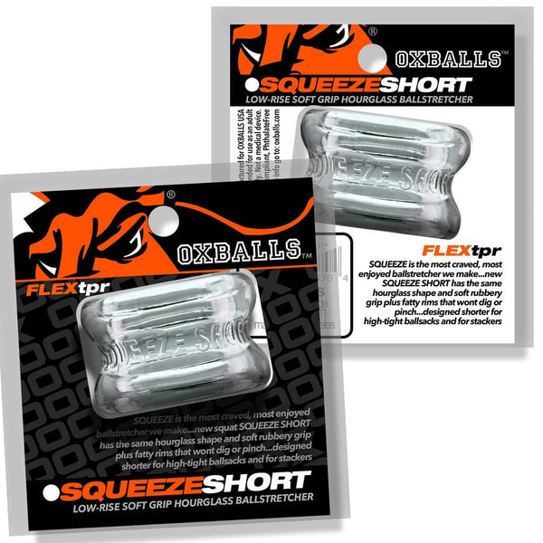 OXBALLS SQUEEZE SHORT Clear Ball Stretcher