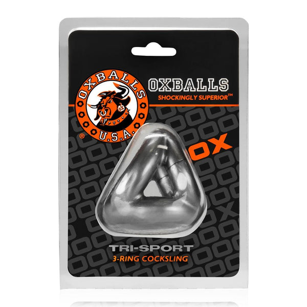 OXBALLS TRI-SPORT Steel 3-Ring Cock & Ball Sling