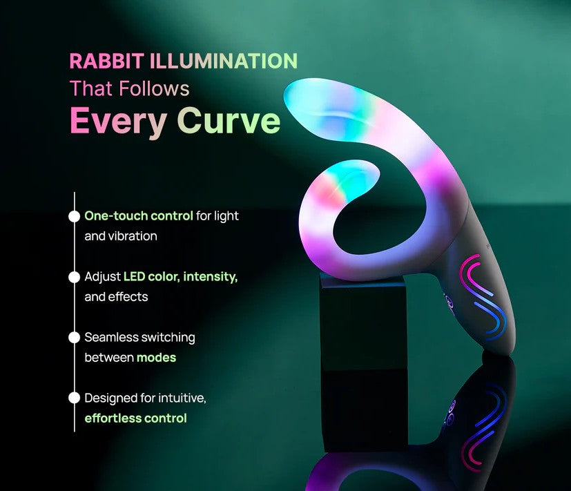 Paradise Illumination The Rabbit – App-Controlled LED Rabbit Vibrator