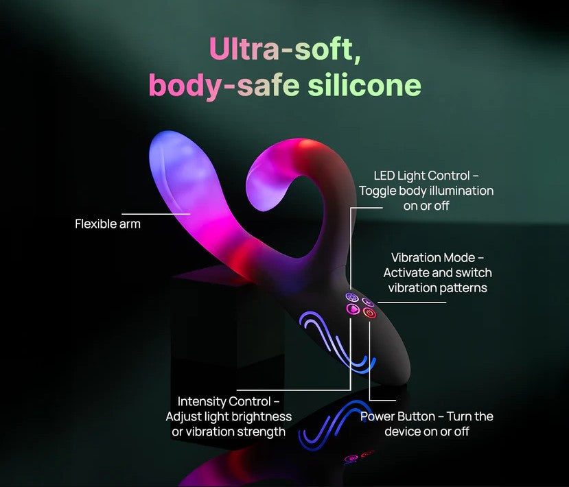 Paradise Illumination The Rabbit – App-Controlled LED Rabbit Vibrator