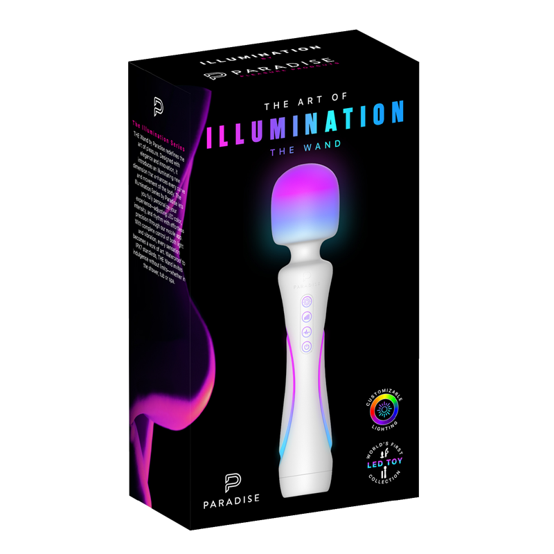 Paradise Illumination The Wand – App-Controlled LED Wand Massager