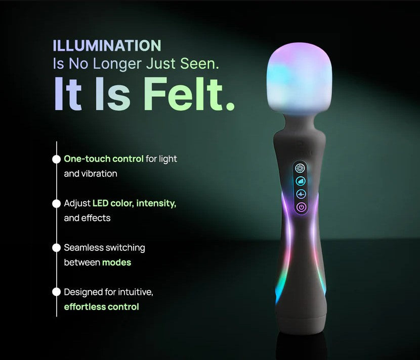 Paradise Illumination The Wand – App-Controlled LED Wand Massager