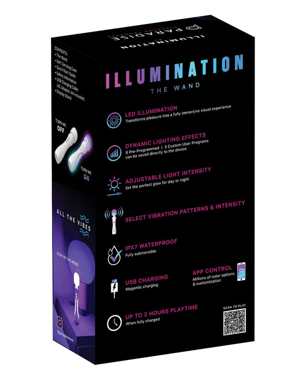 Paradise Illumination The Wand – App-Controlled LED Wand Massager