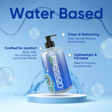 Passion Natural Water-Based Lube 236mL