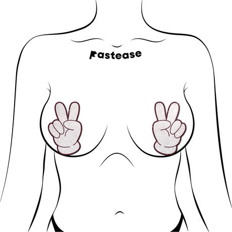 Peace Hands Pasties