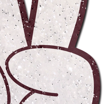 Peace Hands Pasties