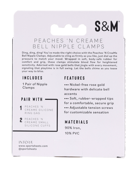 Peaches 'n CreaMe Bell Nipple Clamps