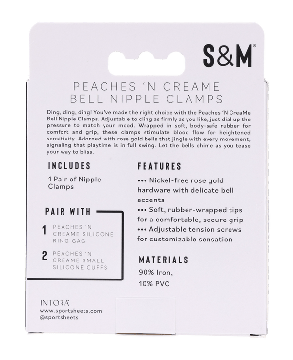 Peaches 'n CreaMe Bell Nipple Clamps