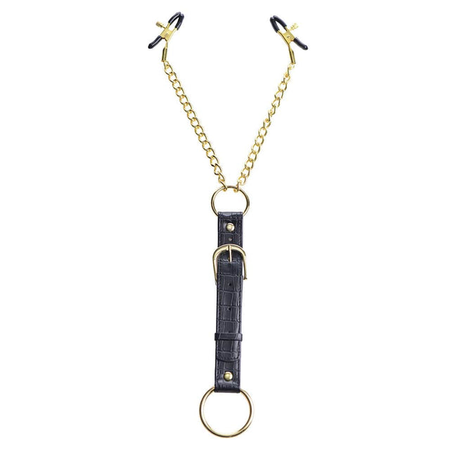 Penitentiary Nipple Clamps And Cock Ring Set