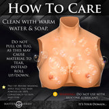 Perky Pair G-Cup Silic Breasts high neck