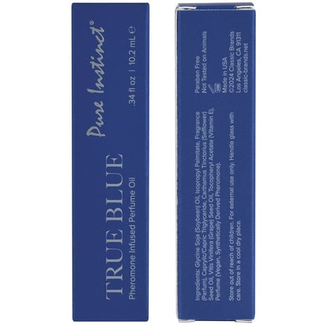 Pheromone Infused Perfume Oil Roll-On - True Blue 10mL
