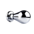 Pink Elephant Medium SS Bulb Butt Plug with Onyx Gem