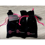 Pink Elephant Medium SS Bulb Butt Plug with Onyx Gem