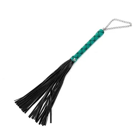 Pink Elephant Green & Black Flogger 16"