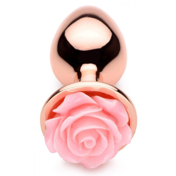 Pink Rose Gold Anal Plug - Small *